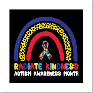 Autism Awareness month - radiate kindness teacher Posters and Art